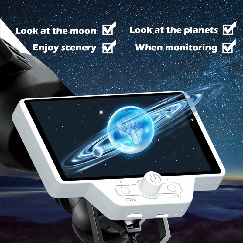 Telescope Electronic Eyepiece 5in HD Display CMOS Electronic Digital Telescope