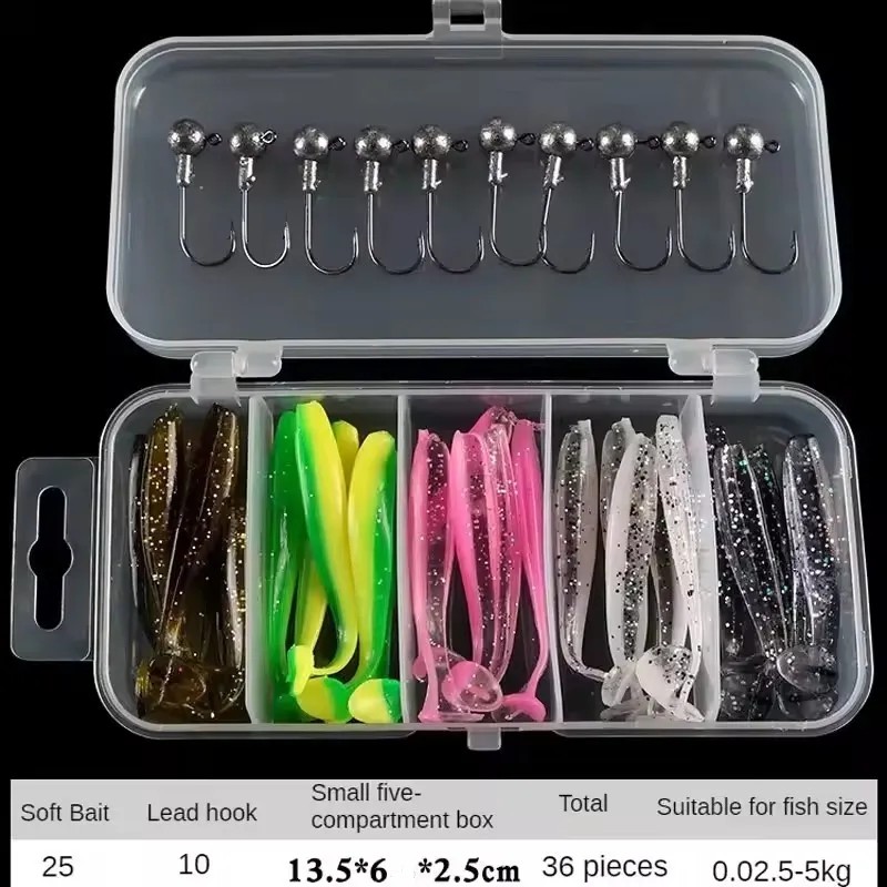Juego Señuelos Pesca Bravmack 25 Pzs 5.5 Cm Nude