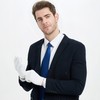 Koundeneko White Gloves, Set of 10 Pairs, For Ceremonies, Formal,