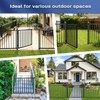 Avalution Deck Fence Gate Outdoor,32" H x 48" W, Metal