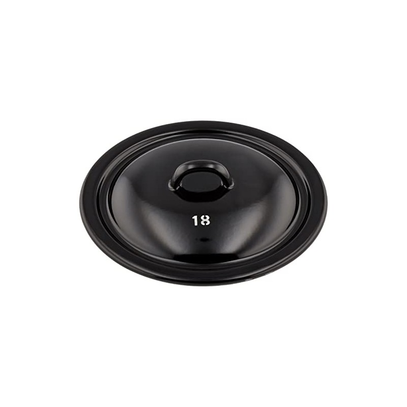 Riess 0255-017 Classic-Giants and Dwarfs Lid, Diameter-18 cm Black