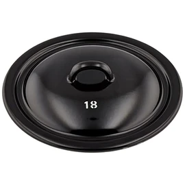 Riess 0255-017 Classic-Giants and Dwarfs Lid, Diameter-18 cm Black