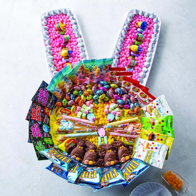 Fun Express Candy Canes Bulk Individually Wrapped - 80 Peppermint