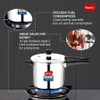 Pigeon Elite Tri-Ply Stainless Steel Body Outer Lid Pressure Cooker