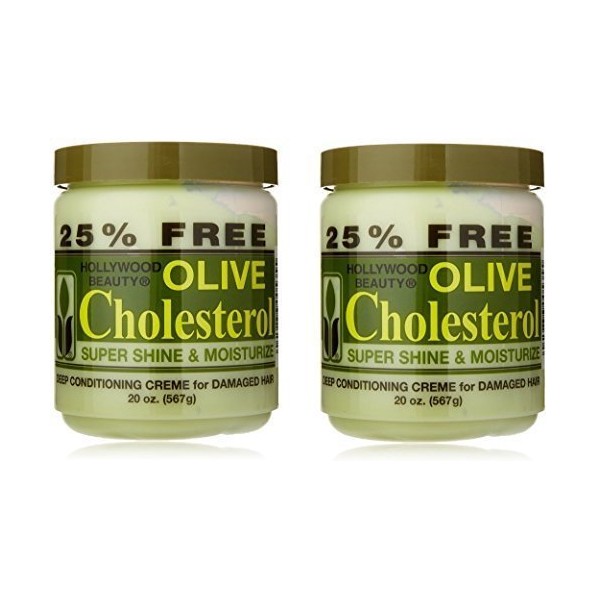 Hollywood Beauty Olive Cholesterol, 20 oz (Pack of 2)