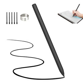 EMR Pen with Eraser, Remarkable 2 Pens with Pencil Clip and 5 Tips, 4096 Pressure Sensitivity & Palm Detection & Tilt, Digital Pen for Kindle Scribe/Galaxy Tab&Book/Remarkable/Boox Tab