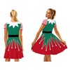 Ainuno Womens Christmas Dress 2025 Elf Dress Costume Green Cute