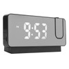 Projection Alarm Clock Time Date Temperature Display 180 Degree Wide