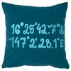 NIKTI BLAVINGAD Cushion Cover – Whale Pattern, Blue-Green – 50x50