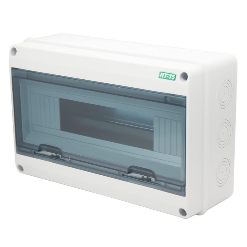 Otdorpatio Breaker Box Distribution Protection Box, IP65 Clear Cover Electrical