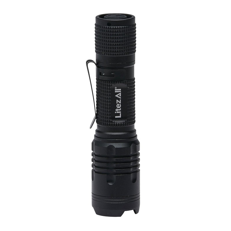 LitezAll 400 Lumen Tactical Flashlight, Compact LED Flashlight with Pocket