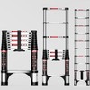 KOLL LINK Telescoping Ladder,9.5 FT Aluminum Lightweight Extension Ladder with