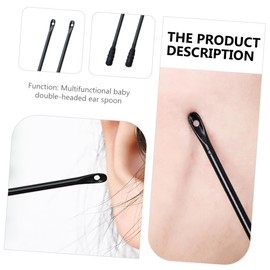 Beavorty 100pcs Double Head Ear Spoon Cotton Swab Cotton Swabs Ear Swab Precision Tip Cotton Swabs Safety Swabs Ear Cotton Stick Cotton Stick Swab Disposable Ear Spoon Tool