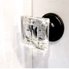Exceptional Princess-Diamond Cut Crystal French Door Knobs-When only the Very