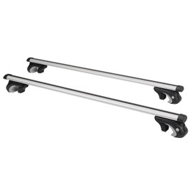 CARGOSMART 6616 Universal Cross Bars, 52”x5.8”x3” – Expands Carrying Capacity of Vehicle – Easily Mounts to Existing Raised Side Rails – Solid Steel Construction - No Assembly Required