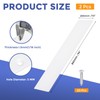 GLOKUUCA 2 Pcs Door Kick Plates - 10 x 34