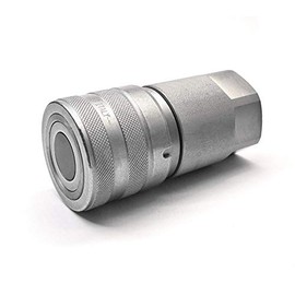 Female Flat Face 1" BSP - Hydraulic Quick Release Coupling - 350 Bar Working Pressure