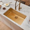 114MM Gold Sink Waste Kit, Stainless Steel and PVC Kitchen