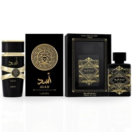 Lattafa Asad & Bad'ee Al Oud Glory EDP Sprays 100ML (3.4 OZ) By Lattafa | Masculine Allu