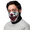 Joker Face Shield, Bandana, Face Mask, Neck Warmer Black