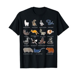 Animals Of The World - Rare Exotic Animals Funny Animal T-Shirt