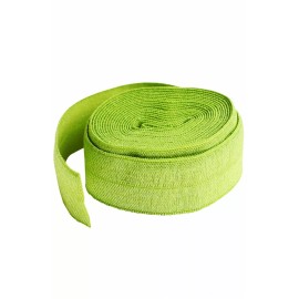 By Annie Fold-over Elastic 3/4in x 2yd Apple Green