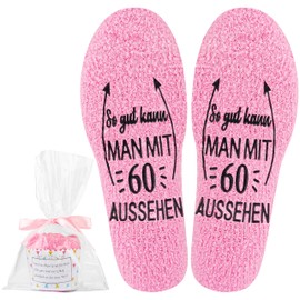 Jeasona Birthday Socks Women Gift Ideas Gift Birthday Wife Girlfriend, Pink-60