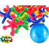 JA-RU Jumbo Jax Toy Set w/Rubber Ball (12 Jax Set)