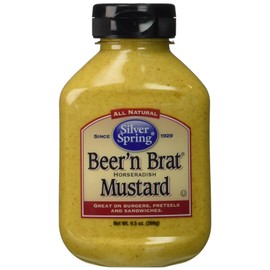 Silver Springs Mustard Beer & Brat 9.5 Oz, Pack of 4