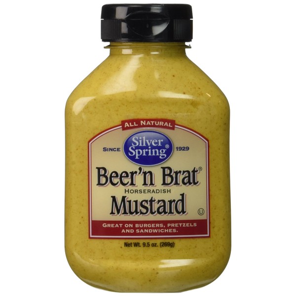 Silver Springs Mustard Beer & Brat 9.5 Oz, Pack of 4
