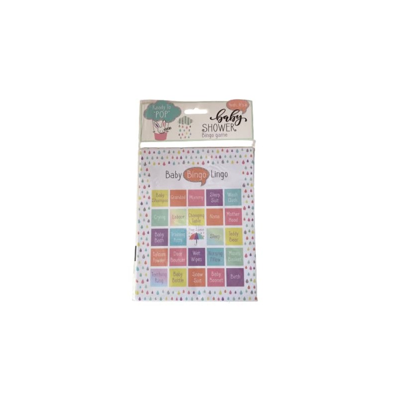 Baby Shower bingo game x12 set