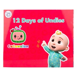 CoComelon 12-Pack Briefs in Avent Box with Success Chart and Stickers for Potty Training Fun sizes 2/3T, 4T & 5T