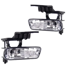 ENERBITIOUS Fog Lights Assembly for 1999-2002 Chevy Silverado 1500 2500, 2000-2001 Chevy Silverado 3500, 2000-2006 Chevy Suburban/Tahoe Fog Light Compatible with 880 12V 27W Bulbs