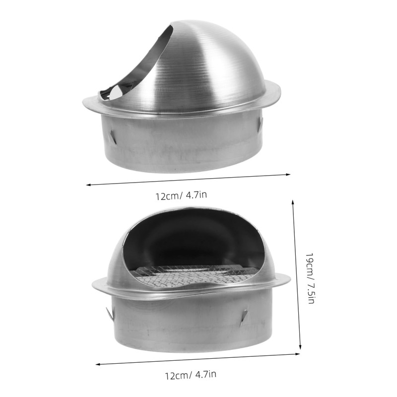 Gadpiparty Round Air Vent Cover with Rainproof Design High Temperature