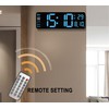 iTOMA Digital Clock, 13" Large Display LED Wall Clock for