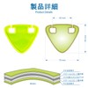 FACETHALO Bicycle Reflector Light, Rear, Set of 6 Colors, Triangular,