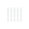 FULIBAO 0.5mm Extra Fine White Fiber Replaceable Marker Tips, 5