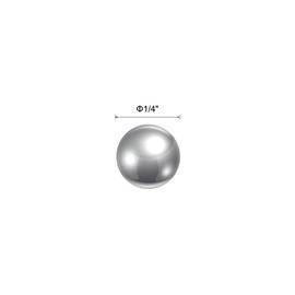 sourcing map 25pcs 1/4" 420 Stainless Steel Bearing Balls G100 Precision