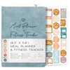 Weekly Meal Planner and Fitness Tracker - Log Workouts, Track