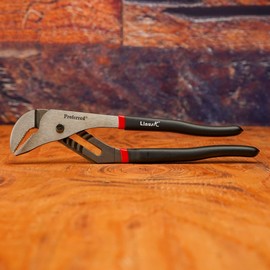Proferred T16003 Straight Jaw Groove Joint Pliers, 12" Coated Grip