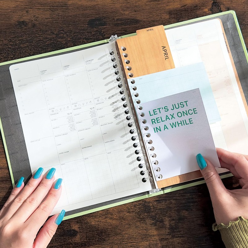 Laconic Loose Leaf Task Log A5 Date-Free FLEX LFX-L02