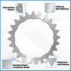 Stainless Steel Spikes Compatible with Segway Navimow i105E-i108E Models, Diameter