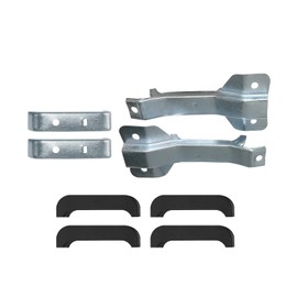 GUYAOYI Truck 4 Core Heavy Duty Radiator Bracket Kit, Upper & Lower Radiator Support Brackets Rubbers Set Fits for Chevy GMC C10 C20 C30 1967-1972 1099ZB, 1099ZC
