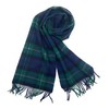 100% Soft Lambswool Clan Tartan Scarf Unisex 30cm x 180cm