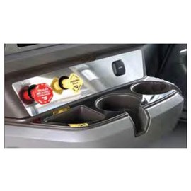 Technical Precision Replacement For KENWORTH T680 YEAR 2018 STAINLESS STEEL TRIM PARKING BRAKE AND 12V OUTLET ON DASH