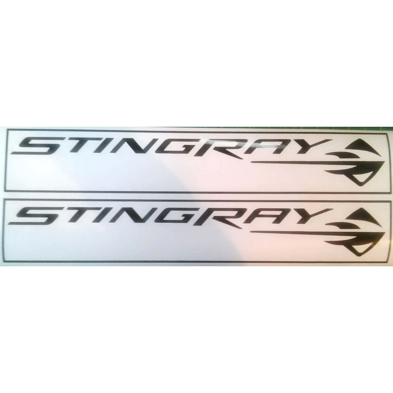 Stingray Door Decal Vinyl Racing Graphics 37.5" (Fits Chevy Corvette