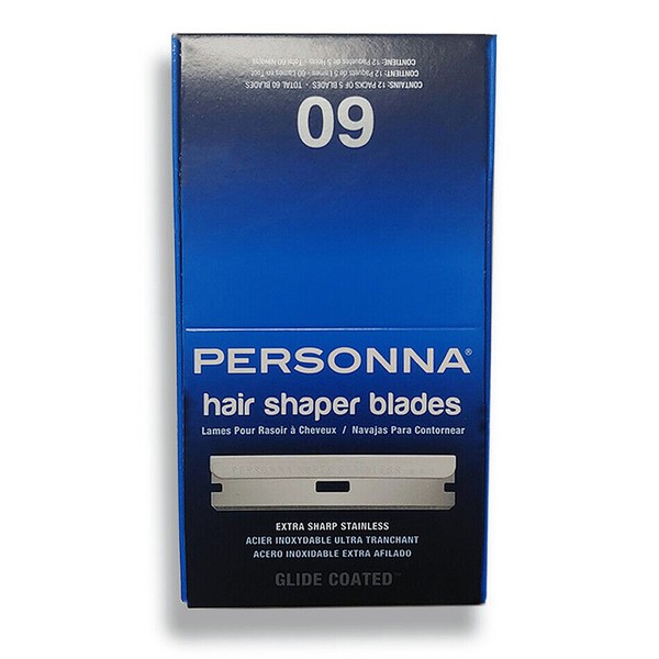 Personna Hair Shaper Stainless Steel 60 Blades Pirouette Feathering Shaping Cut