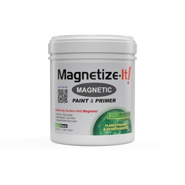 Magnetic Paint & Primer (Water Based) – ECO TITAN Extra Strong, Sustainable, Easy to Apply 1L, Black