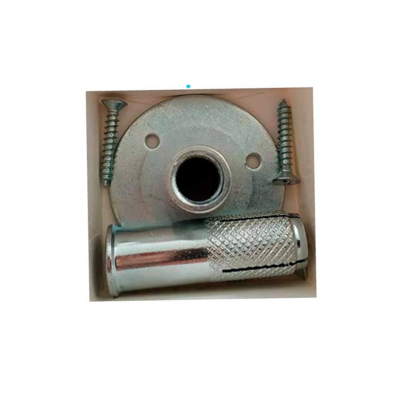 MoreSpace Extra Anchors Patio Umbrella Stand Wood and Concrete