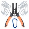 PLATATO 10 Pcs Miter Spring Clamps Kit Spring Loaded Pliers